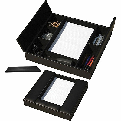 Dacasso Leatherette Enhanced Conference Room Organizer (A1390)