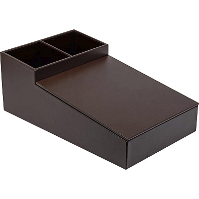 Dacasso Leather Coffee Condiment Organizer (A3428)
