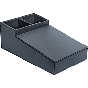 Dacasso Leatherette Coffee Condiment Organizer (A4228)