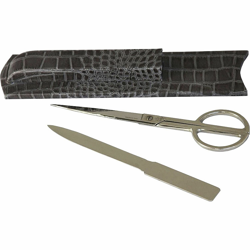 Protacini Castlerock Gray Italian Patent Leather Library Set (A6219)