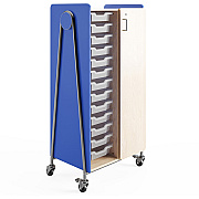 Safco Whiffle Typical Double Rolling Storage Cart (3928SBU)