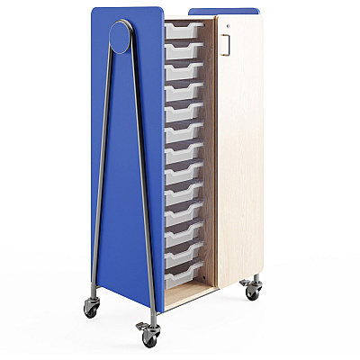 Safco Whiffle Typical Double Rolling Storage Cart (3928SBU)