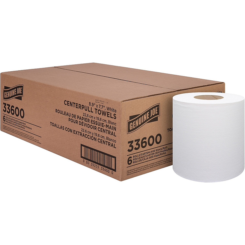 Genuine Joe Centerpull Towel Rolls (GJO33600)