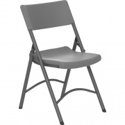 Dorel Zown Classic Commercial Resin Folding Chair (60410SGY4E)