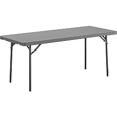 Dorel Zown Corner Blow Mold Large Folding Table (CSC60526SGY1E)