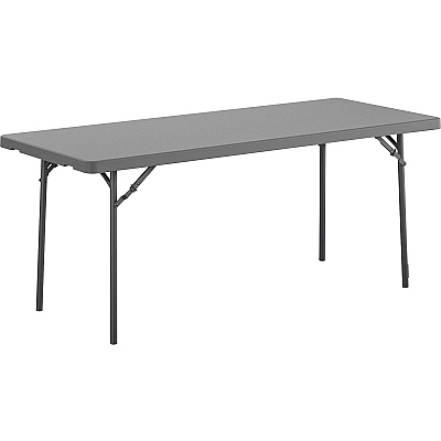 Dorel Zown Corner Blow Mold Large Folding Table (CSC60526SGY1E)