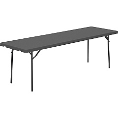 Dorel ZOWN 96" Commercial Blow Mold Folding Table (CSC60528SGY1E)