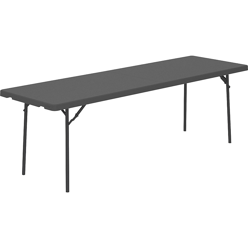 Dorel ZOWN 96" Commercial Blow Mold Folding Table (CSC60528SGY1E)