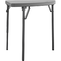 Dorel Zown Classic 24" Corner Blow Mold Fold Table (CSC60523SGY2E)