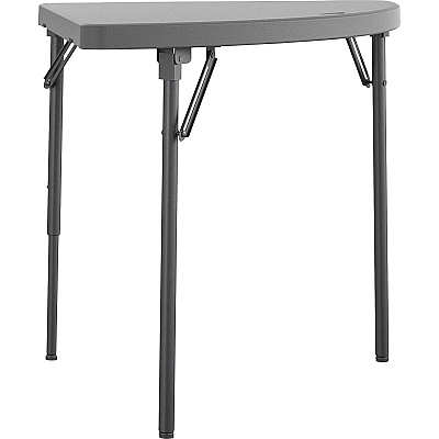 Dorel Zown Classic 24" Corner Blow Mold Fold Table (CSC60523SGY2E)