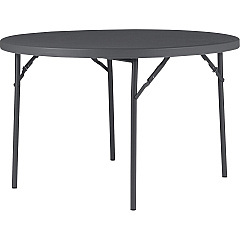 Dorel Zown Commercial Round Blow Mold Fold Table (CSC60533SGY1E)