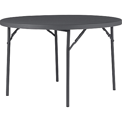 Dorel Zown Commercial Round Blow Mold Fold Table (CSC60533SGY1E)