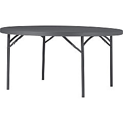 Dorel Zown Commercial Round Blow Mold Fold Table (CSC60535SGY1E)