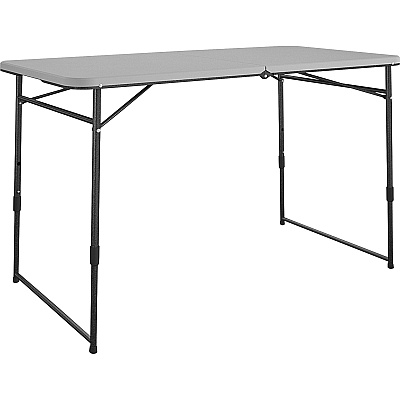 Cosco Fold Portable Indoor/Outdoor Utility Table (CSC14400GRY1E)