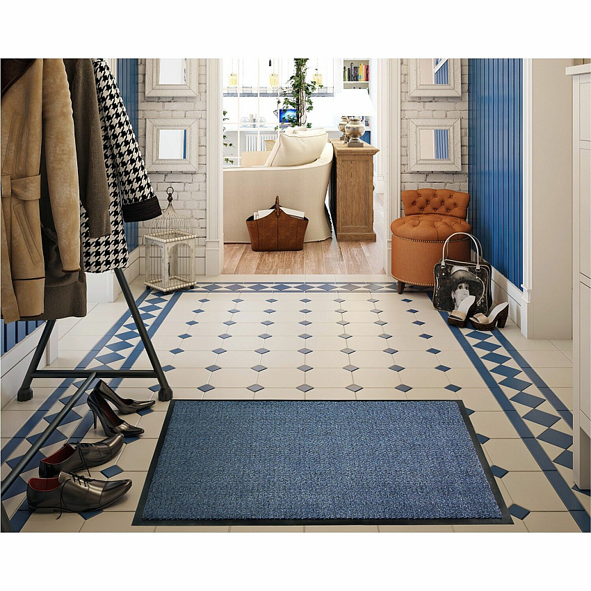 Floortex Doortex Advantagemat Blue Door Mat - 24" x 36" (FR46090DCBLV)