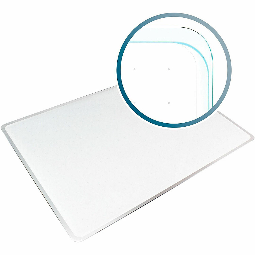 Floortex Viztex Glacier White Multi-Purpose Grid Glass Dry-Erase Board 30" x 40" (FCVGM3040WG)