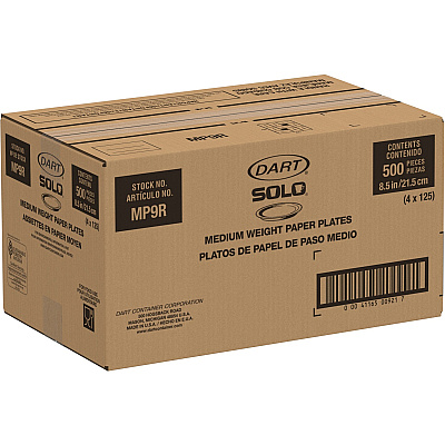 Solo Symphony 8-1/2" Mediumweight Paper Plates (SCCMP9RJ8001CT)