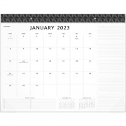 AT-A-GLANCE Elevation 2023 Monthly Desk Pad Calendar, Standard, 21 3/4" x 17" (SK752400)