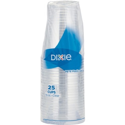 Dixie Foods Clear Plastic Cold Cups (CPET16DX)