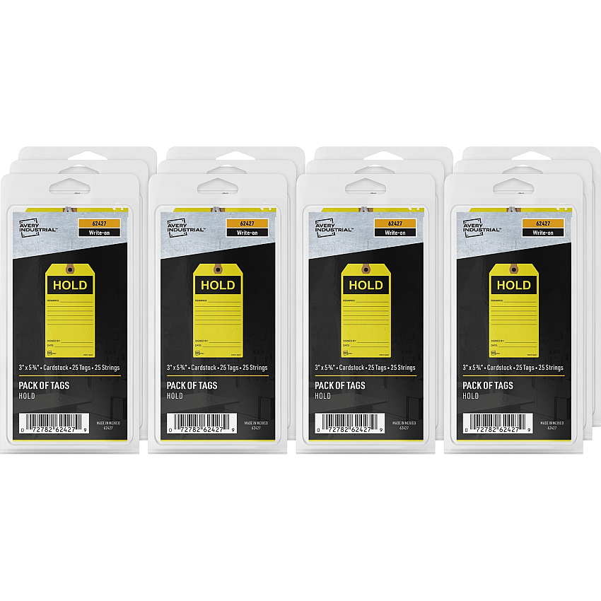 Avery Preprinted HOLD Inventory Tags (AVE62427)