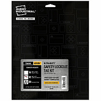 Avery UltraDuty Hazard Warning Tag Kit (AVE62404)