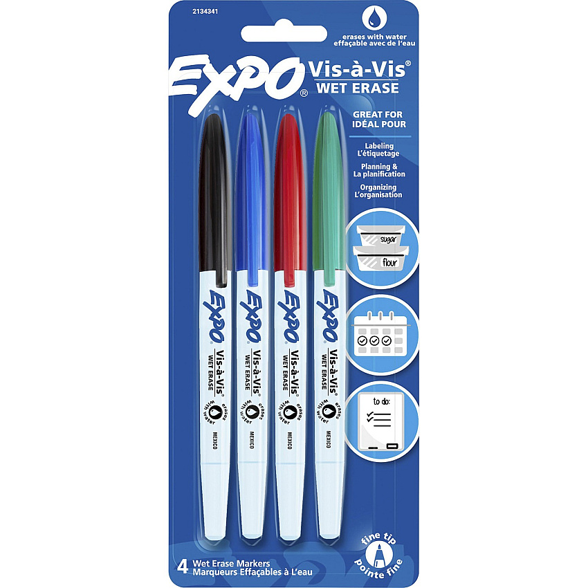 EXPO Vis-à-Vis Wet-Erase Markers (SAN2134341)