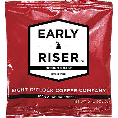 Eight O'Clock Pouch Early Riser Coffee (CCFEOC4R100)