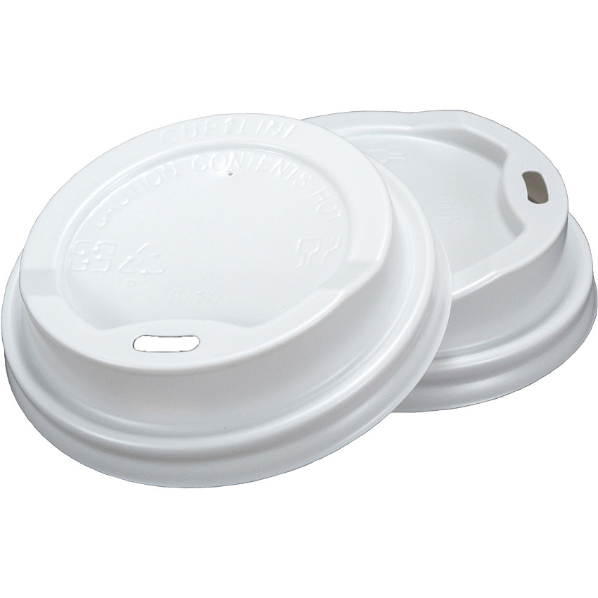 RDI Oval Slot Cup Lids (LIDRIP9WHT)