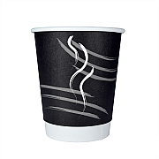 RDI 9 oz Double Wall Hot Paper Cups (CPDBU9BLK)
