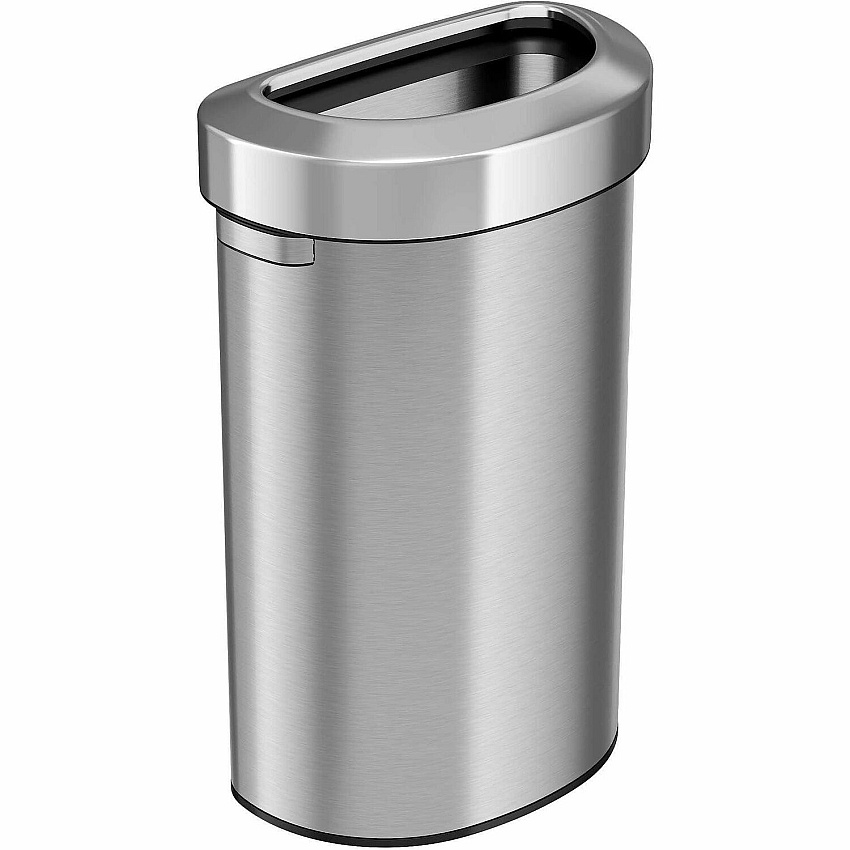 HLS Commercial Semi-Round Open Top Trash Can (HLS23DOT)