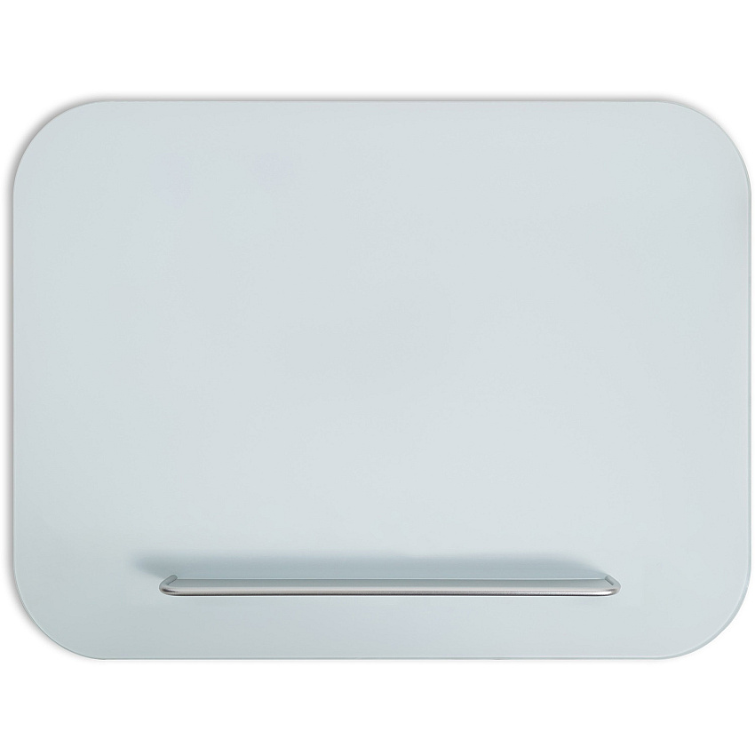 U Brands Magnetic White Glass Dry-Erase Board, 35" X 23" (UBR4847U0001)