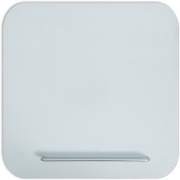 U Brands Magnetic White Glass Dry-Erase Board, 36" X 36" (4848U0001)
