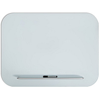 U Brands Magnetic White Glass Dry-Erase Board, 47" X 35" (UBR4849U0001)