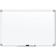 U Brands White Aluminum Framed Magnetic Porcelain Steel Board, 48" X 36" (UBR4900U0001)