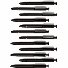 U Brands Monterey Soft Touch Ballpoint Pens - Midnight, 12 Count (UBR3786U0124)
