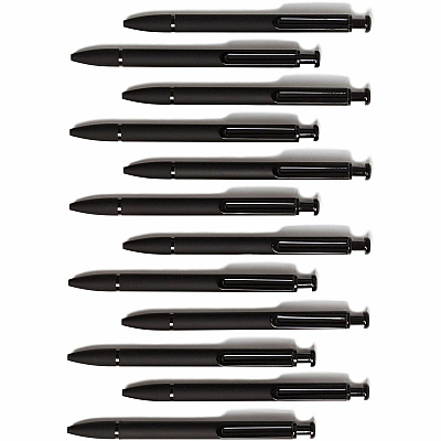 U Brands Monterey Soft Touch Ballpoint Pens - Midnight, 12 Count (UBR3786U0124)