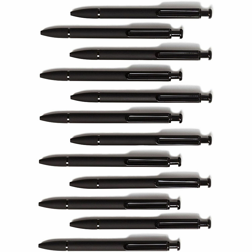 U Brands Monterey Soft Touch Ballpoint Pens - Midnight, 12 Count (UBR3786U0124)