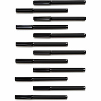 U Brands Catalina Soft Touch Midnight Porous Pens, 12 Count (UBR5007U0124)