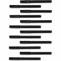 U Brands Catalina Soft Touch Midnight Porous Pens, 12 Count (UBR5007U0124)