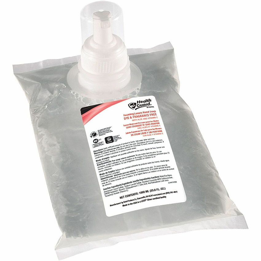Health Guard Foaming Luxury Dye&Fragrance-Free Soap (68641)