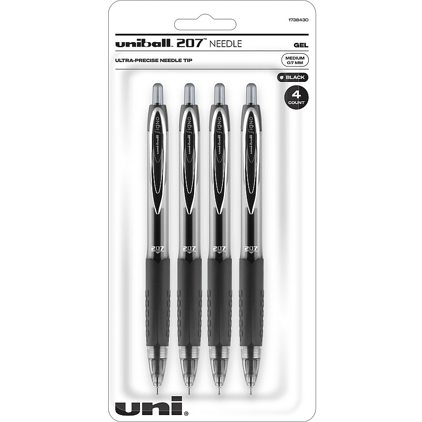 uniball 207 Needle Gel Pens (UBC1738430)