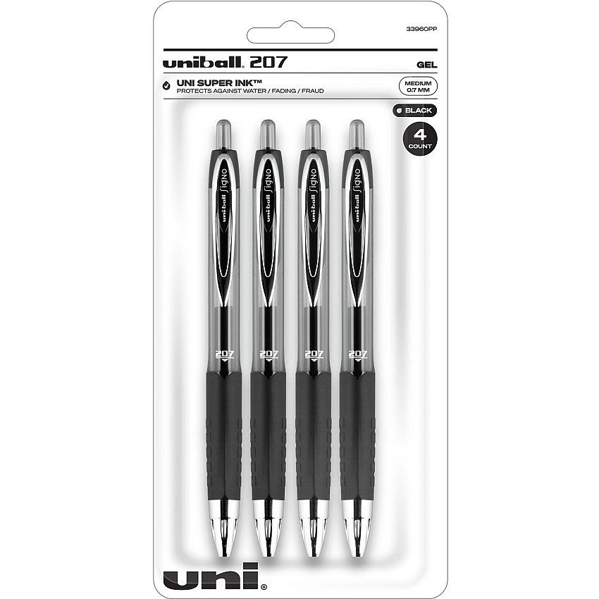 uniball 207 Gel Pen (UBC33960PP)
