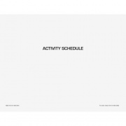 Unicor Flip Style Activity Schedule Calendar (6650584)