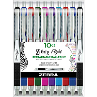 Zebra Z-Grip Flight Retractable Pens (ZEB21901)