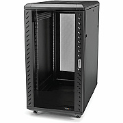 StarTech 32u 19inch Server Rack Cabinet, Adjustable Depth 6-32 Inch, Flat Pack, Lockable 4-post Network/data Rack Enclosure With Casters (RK3236BKF)