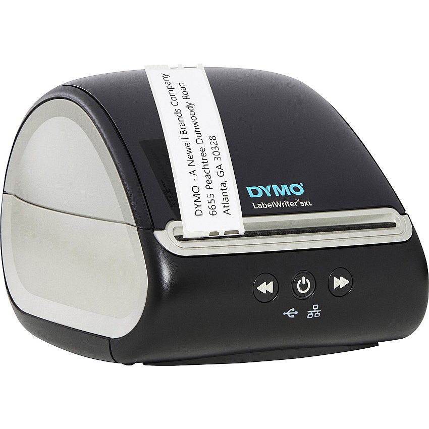 DYMO LabelWriter 5XL Direct Thermal Printer - Monochrome - Label Print - Ethernet - USB - Black (2112554)