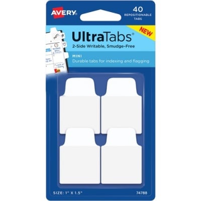 Avery Ultra Tabs Repositionable Mini Tabs (74788)