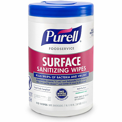 PURELL Foodservice Surface Sanitizing Wipes (GOJ934106)