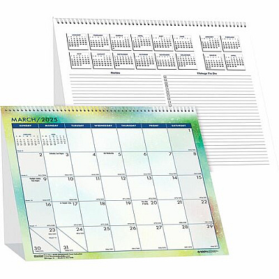 House of Doolittle Recycled Cosmos Tent Calendar, Night Sky Artwork, 6 x 6, White/Multicolor Sheets, 12-Month (Jan to Dec): 2026 (3639)