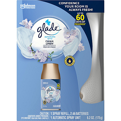 Glade Clean Linen Automatic Spray Kit (SJN329349)